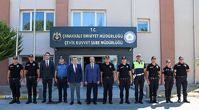 Vali Toraman, Çevik Kuvvet Şube Müdürlüğü'nü Denetledi