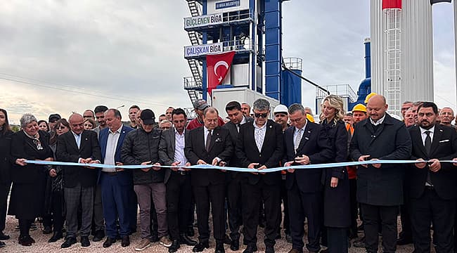 Biga’da Yeni Asfalt Üretim Tesisi Açıldı: Çanakkale’ye Değer Katıyor