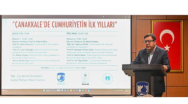 Çanakkale'nin Cumhuriyet Yılları Aydınlandı: Tarih ve Kültür Sempozyumu Yerel Hafızayı Güçlendirdi