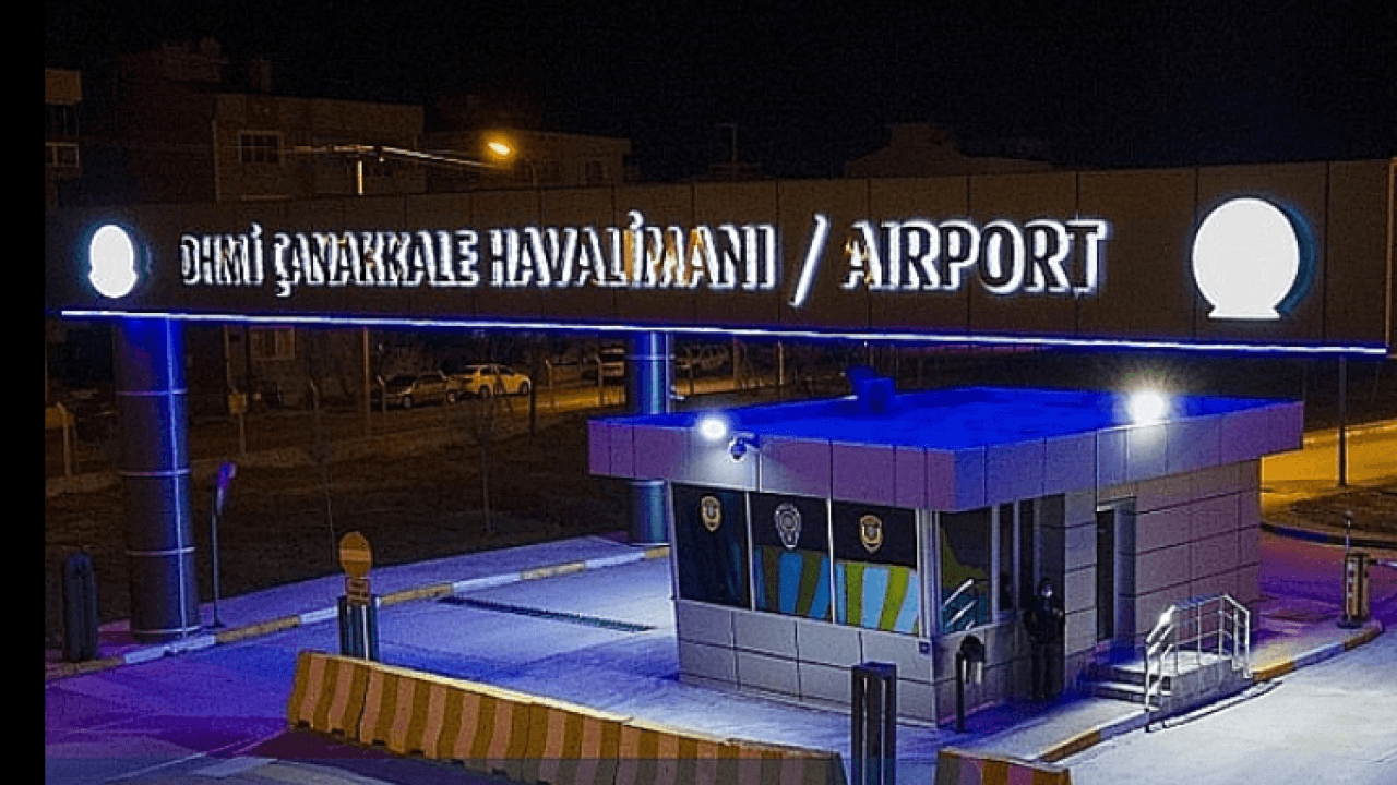 Çanakkale Havalimanı ağustosta 10 bin 967 yolcu ev sahipliği yaptı