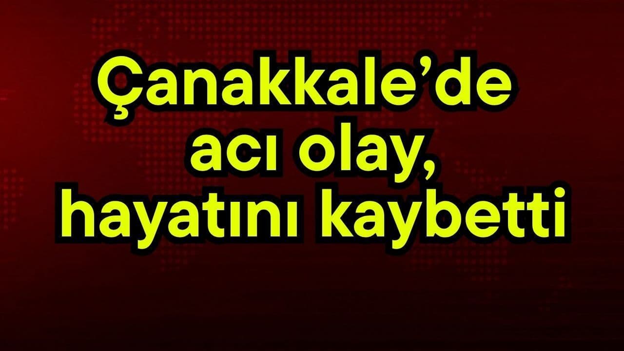 Çanakkale Gelibolu’da Çatı Düşüşü: 54 Yaşındaki İşçi Hayatını Kaybetti