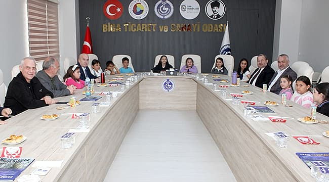 23 Nisan'da Minik Başkanlar Biga Tso'daydı