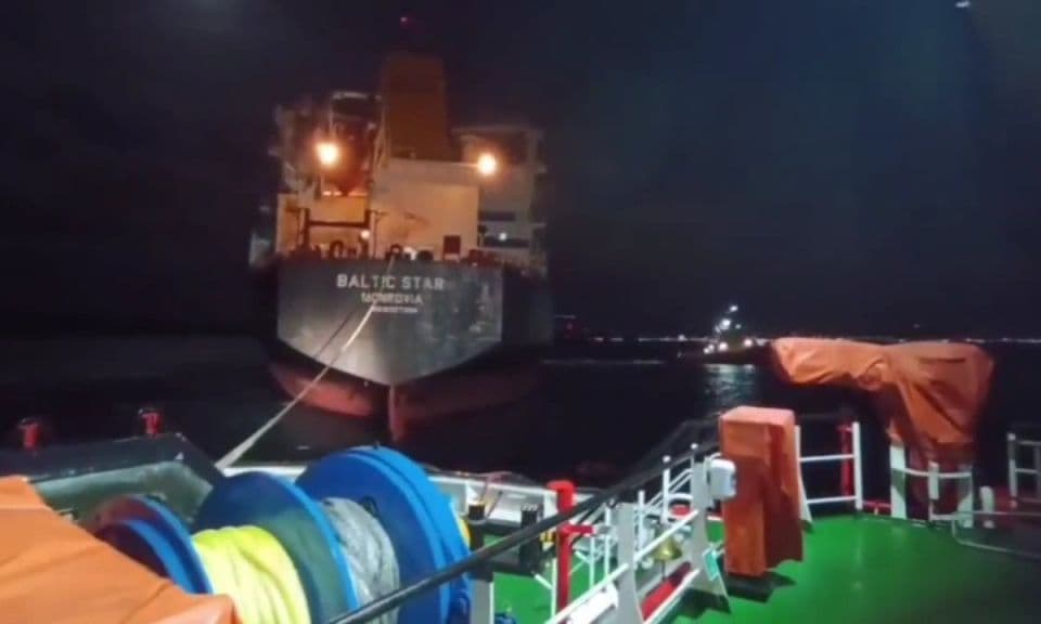 Çanakkale Boğazı’nda Kimyasal Tanker Arızası: Baltic Star Karanlık Liman’da Demirledi