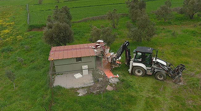 Çanakkale'de Kaçak Yapılara Karşı Mücadele Sürüyor