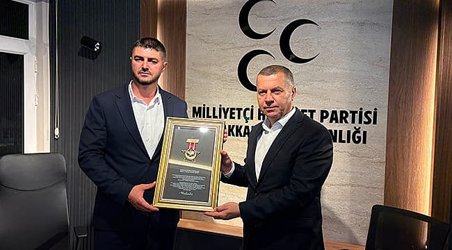 AK Parti Lideri, MHP Çanakkale İl Başkanı Salih Altınkaya’yı Ziyaret Etti