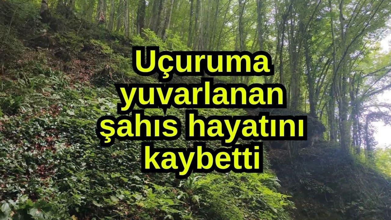 Uçuruma yuvarlanan şahıs yaşamını yitirdi