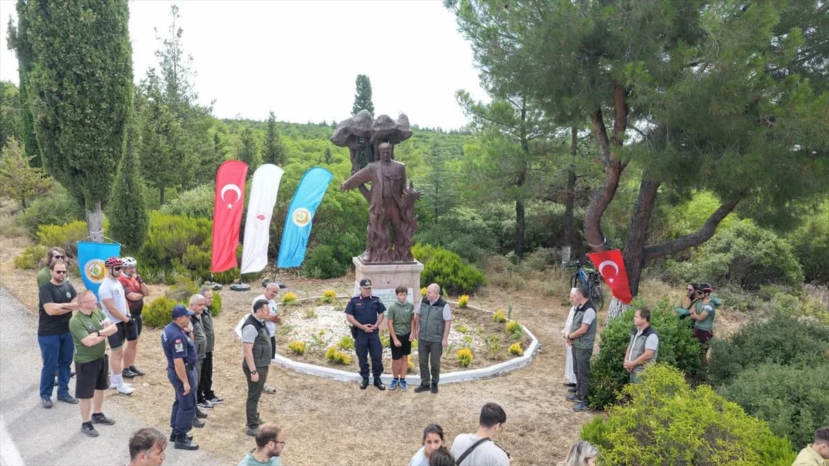 Çanakkale'de Orman Yangını Şehidi Anıldı