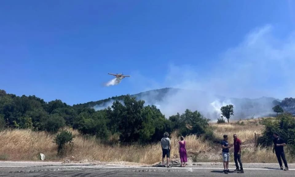Ayvacık'ta Orman Yangını Kontrol Altına Alındı