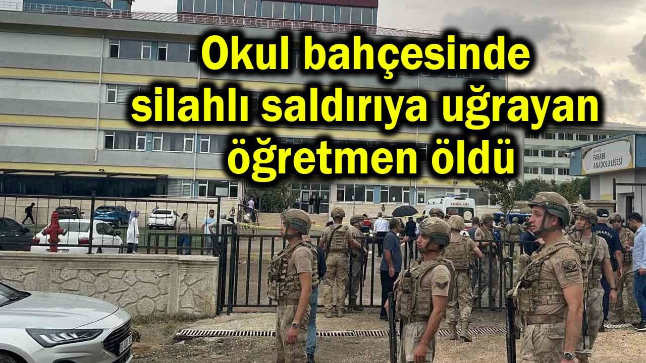 Çanakkale'de Okul Bahçesinde Silahla Saldırı Sonucu Öğretmen Hayatını Kaybetti