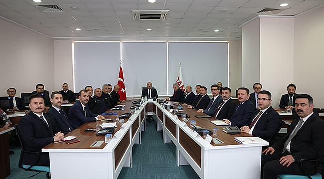 Çanakkale'de Güvenlik ve Asayiş Toplantısı Gerçekleştirildi