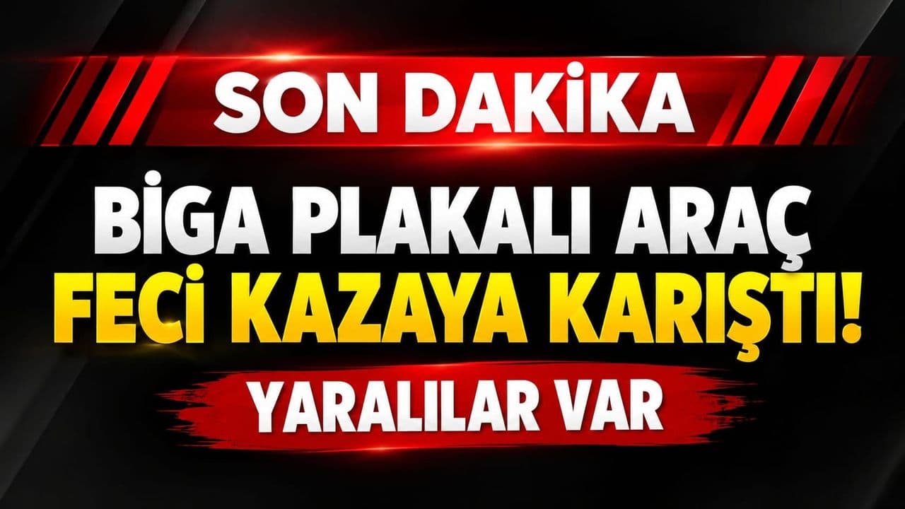 Çal Rampası'nda Biga Plakalı Araç Kaza: Yaralılar Var