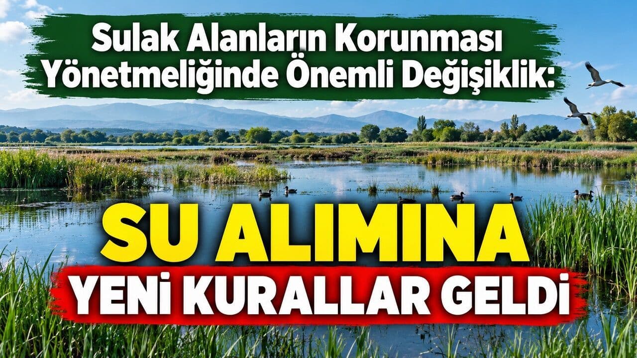 Su Alımına Yeni Kurallar Geldi