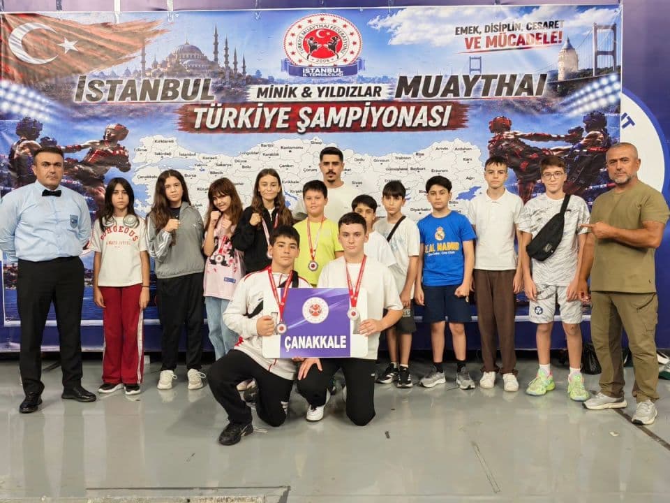 Çanakkaleli Muaythai Sporcularından Türkiye Şampiyonası’nda Büyük Başarı