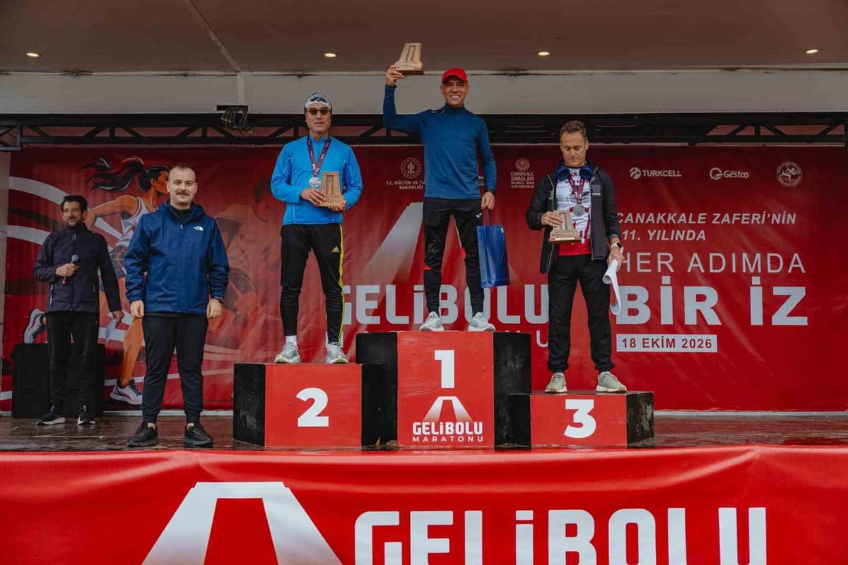 10 ülkeden civarında 3 bin sporcunun katıldığı Gelibolu Maratonu tamamlandı