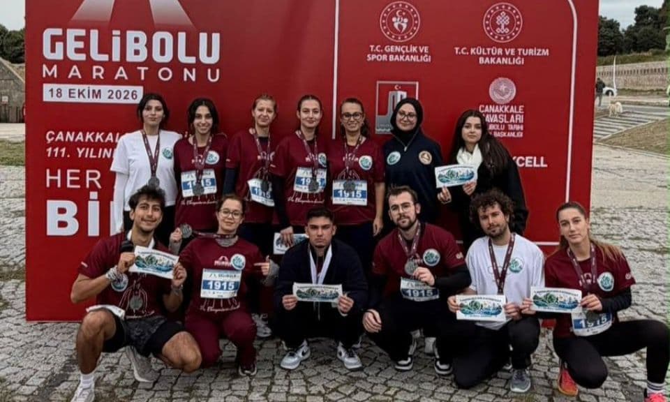 Gelibolu Maratonu’nda ÇOMÜ’den Sürdürülebilir Gelecek Mesajı