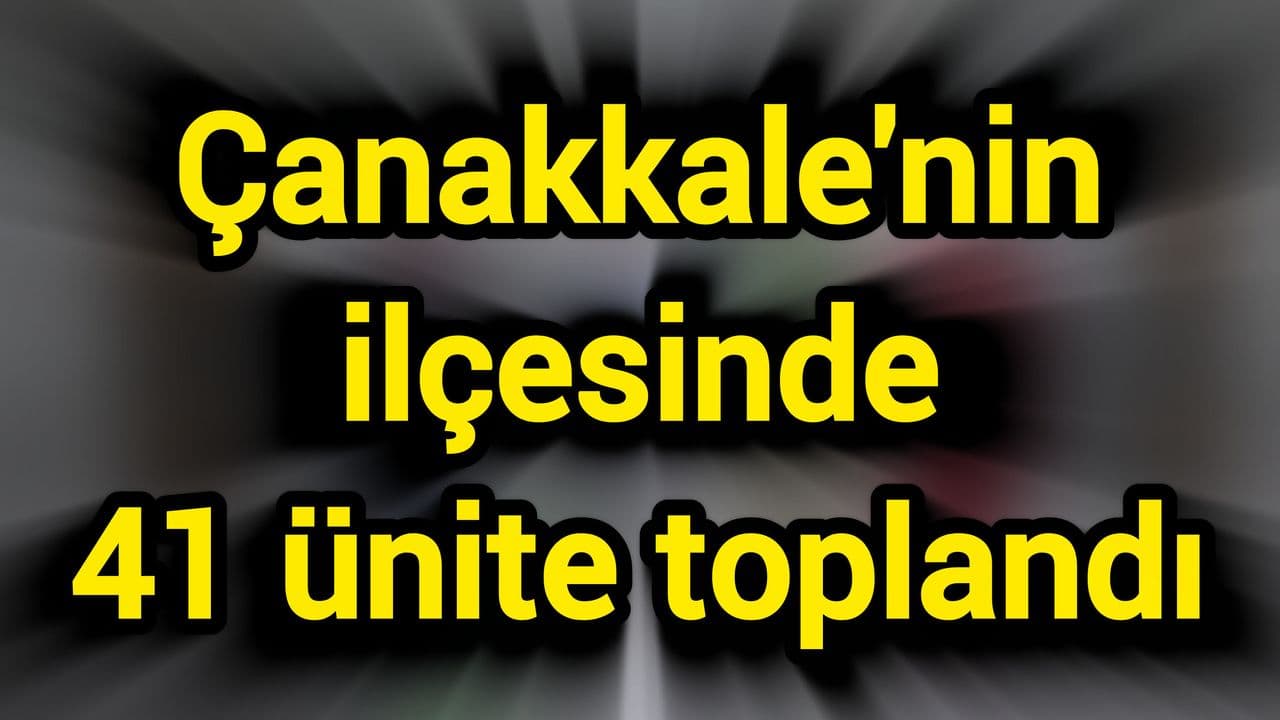 Gelibolu’da 41 Ünite Kan Bağışı Toplandı