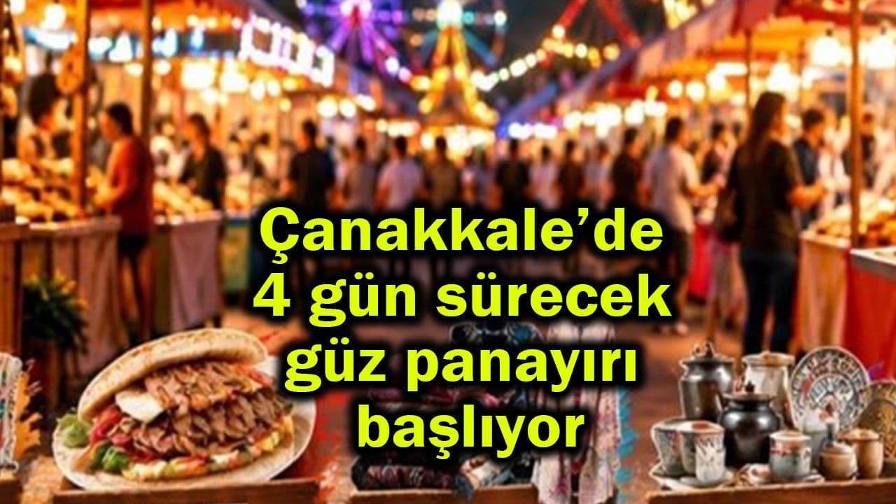 Eceabat, Sonbaharın Cazibesini 'Güz Panayırı' ile Taçlandırıyor: 4 Günlük Şölen Başlıyor!