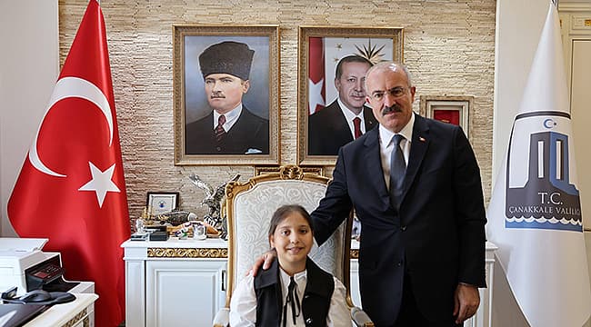 GELECEĞİN TEMİNATI ÇOCUKLAR VALİLİKTE AĞIRLANDI