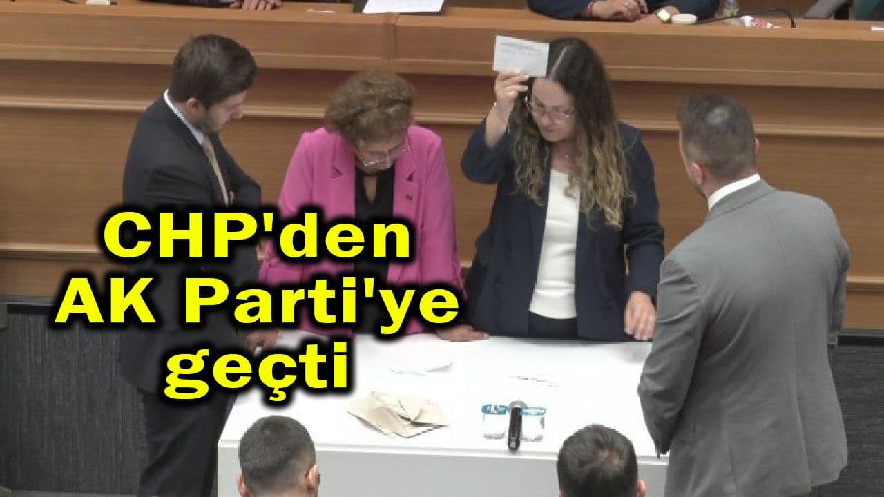 CHP'den AK Parti'ye geçti (Video)