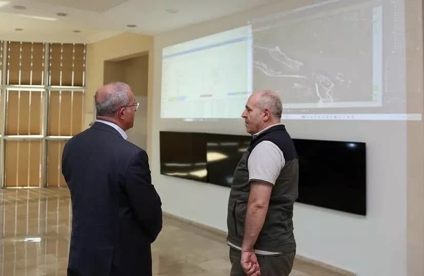 Çanakkale Valisi Ömer Toraman Yangın Yönetim Merkezi'ni Ziyaret Etti