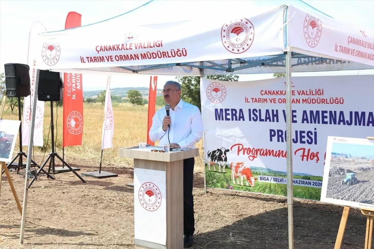 Çanakkale'de Arpa Hasadı Coşkusu