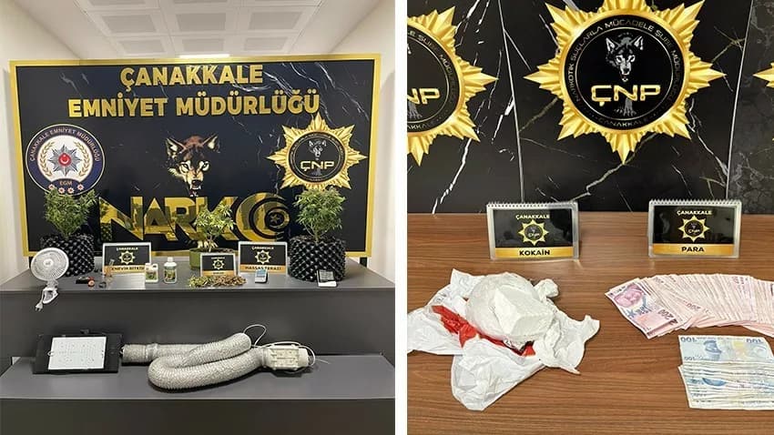Çanakkale'de Narkotik Operasyonu: 5 Tutuklama