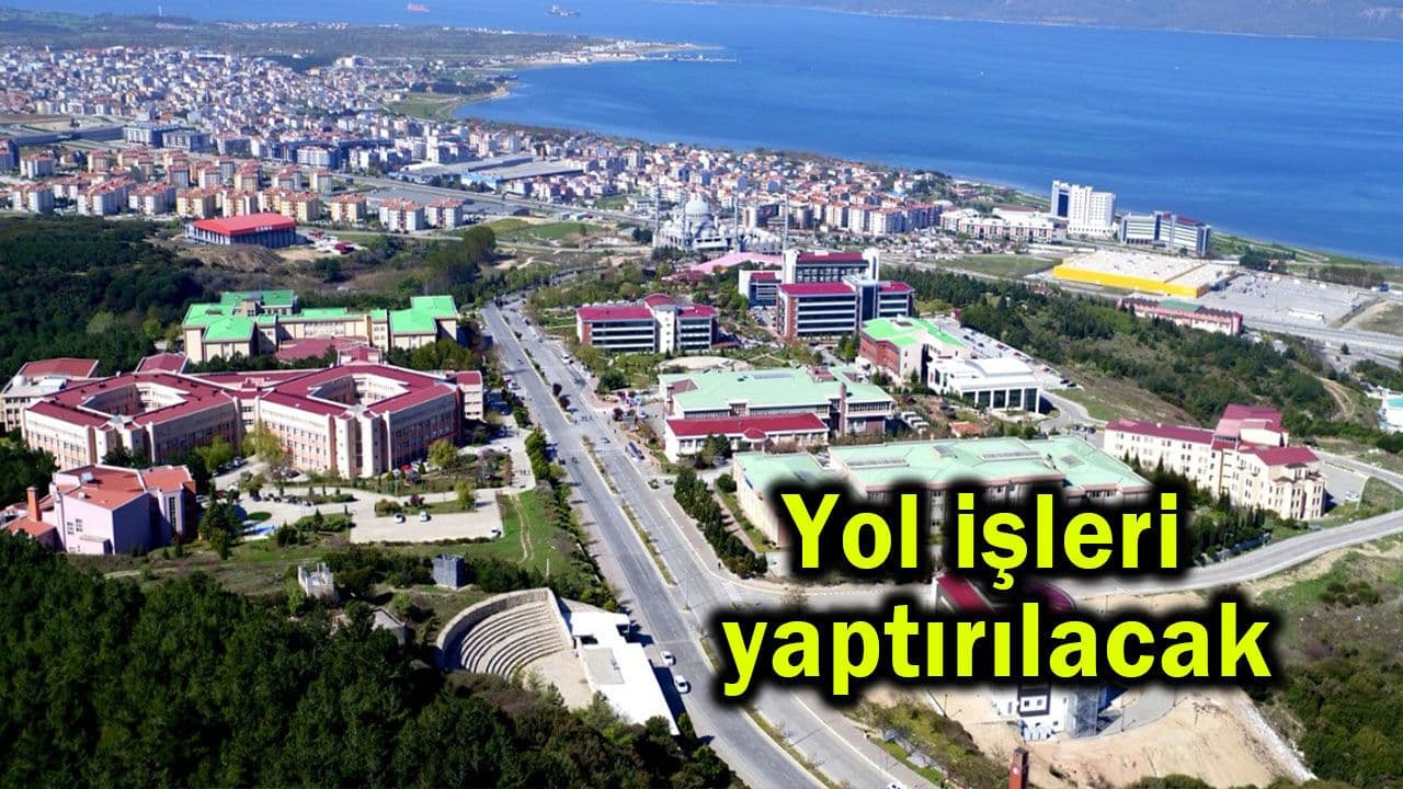 Çanakkale ÇOMÜ Terzioğlu Yerleşkesi’nde Yol Altyapı Çalışması İçin Düzeltme İlanı