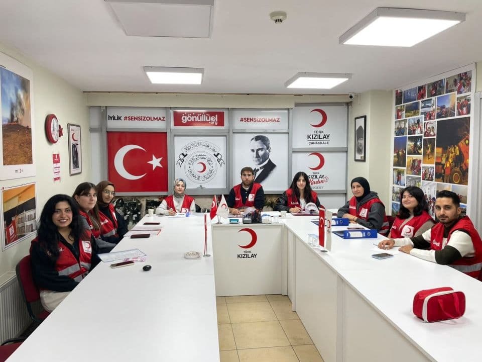 Çanakkale Kızılay Gençlik Kolları Ekim Ayı Toplantısında Faaliyetleri Değerlendirdi