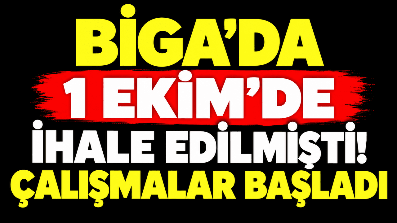 Biga’da Halı Saha Projesi: Çalışmalar Hızla Sürüyor