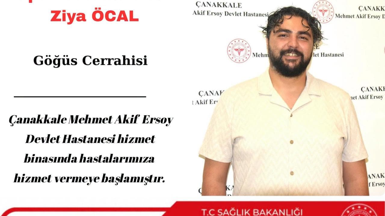 Sağlık Kadrosuna Yeni Takviye! Göreve Başladı Çanakkale’de