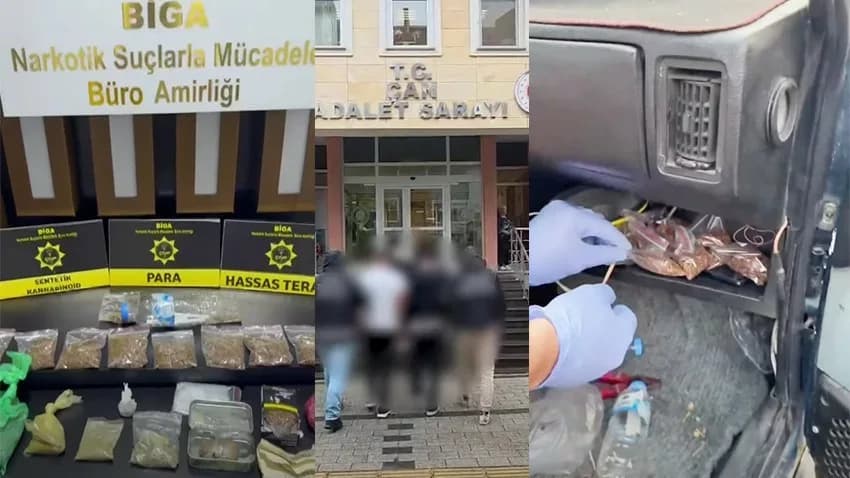 Çan’da Uyuşturucu Operasyonu: 4 Şüpheli Tutuklandı