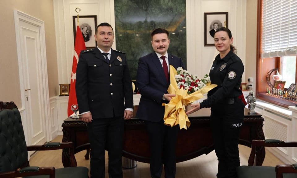 Çanakkale'de Polis Haftası Coşkusu: Kaymakam Acar'a Emniyet Ziyareti