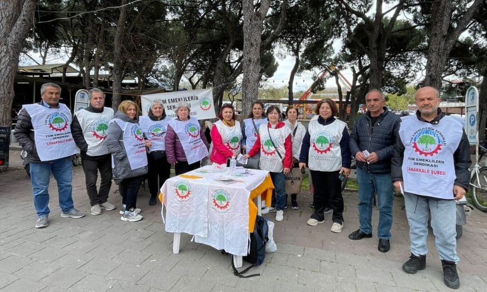 Tüm Emeklilerin Sendikası Çanakkale Şubesi: İzmir Mitingine Büyük Çağrı