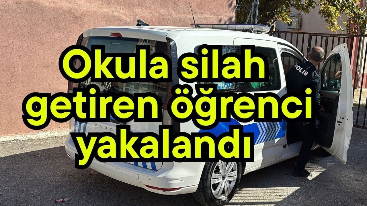 Çanakkale Okulunda Silah Bulunan Öğrenci Yakalandı