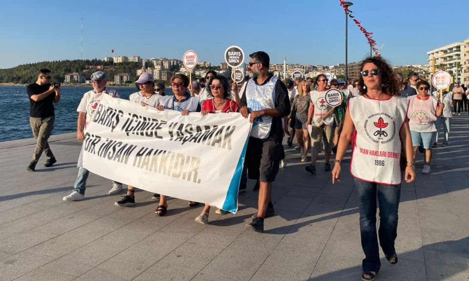Çanakkale'de 1 Eylül Dünya Barış Günü yürüyüşü gerçekleştirildi