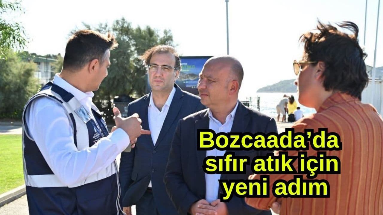 Sıfır atık için güncel hamle Bozcaada’da