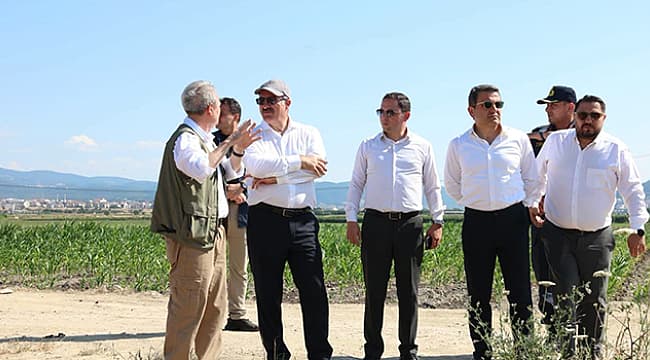 VALİ TORAMAN, GRANİKOS TARİHİ SİT ALANI'NDA İNCELEMELERDE BULUNDU