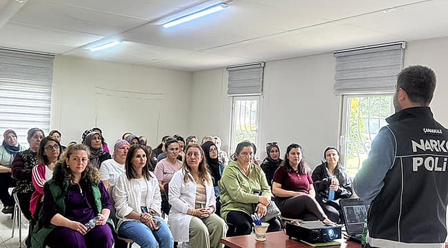 Troya Sosyal Yaşam Evi'nde "Bağımlılıkla Mücadele" Bilgilendirmesi