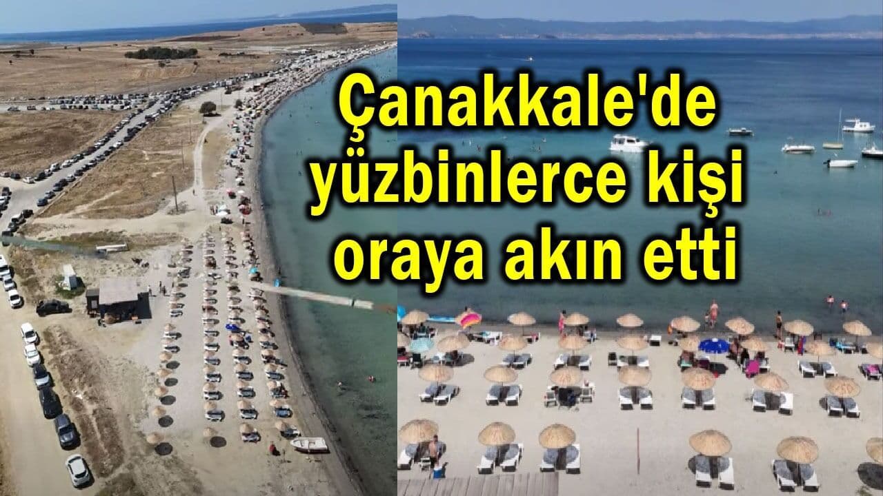 Yüzbinlerce kişi oraya akın etti Çanakkale'de