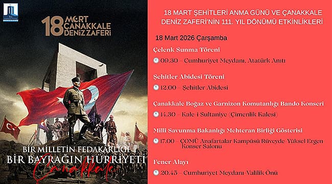 Çanakkale, 18 Mart Zaferi'nin Coşkusuna Hazırlanıyor: Detaylı Program Açıklandı!