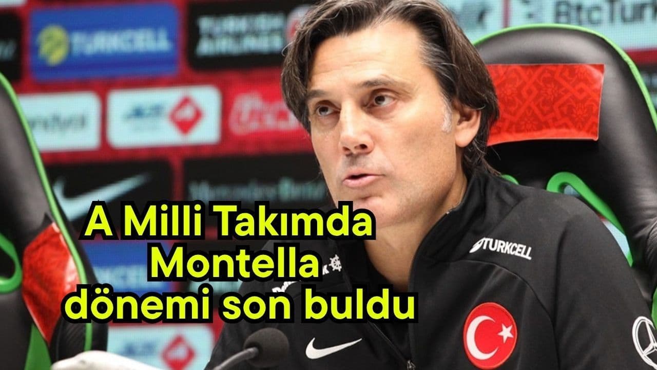 A Milli Takımda Vincenzo Montella Dönemi Resmen Sonlandırıldı