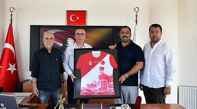 Çanakkalespor, Kepez Belediye Başkanı Arslan'ı Ziyaret Etti