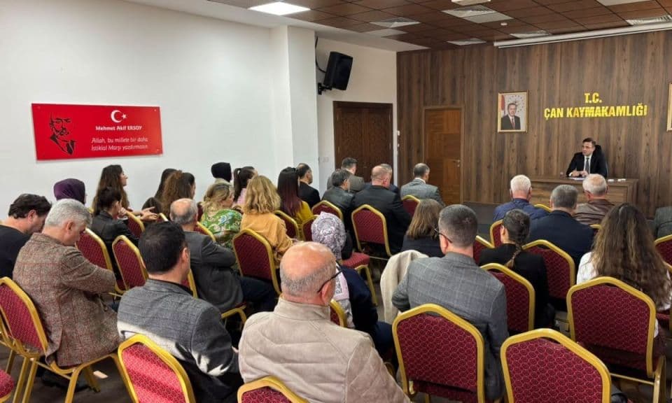 Çan'da Okul Güvenliği İçin Geniş Çaplı Toplantı Gerçekleşti