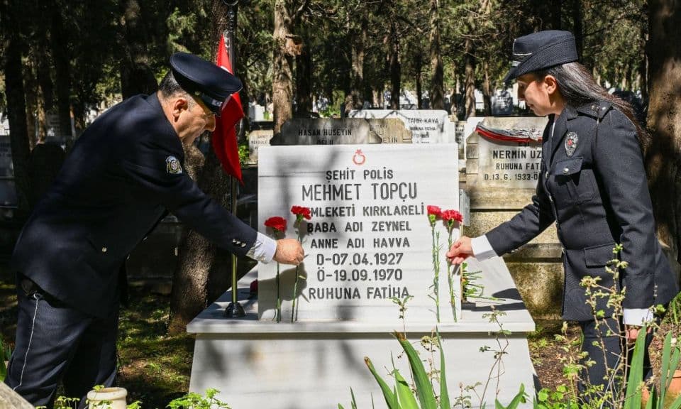Türk Polis Teşkilatı’nın 181. Yıl Dönümünde Şehit Mehmet Topçu Anıldı