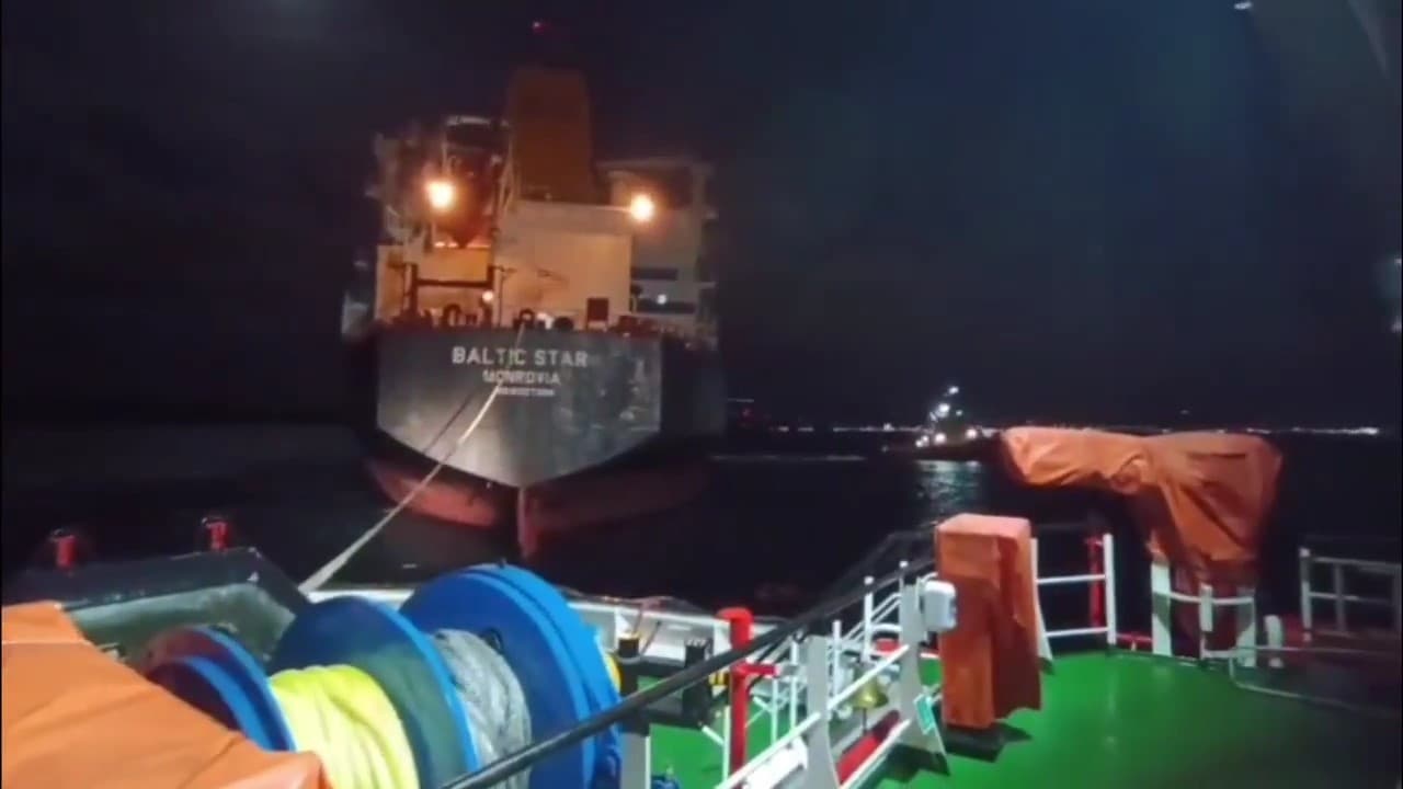 Çanakkale Boğazı'nda Kimyasal Tanker Arızası: Baltic Star Limana Çekildi