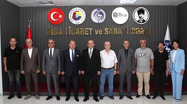 DEFTERDAR ÇELİK'TEN BİGA TSO'YA ZİYARET