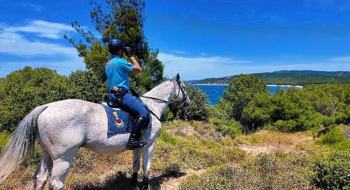Çanakkale'de Jandarma Ekipleri Tarafından Orman Yangınları Önleyici Denetim