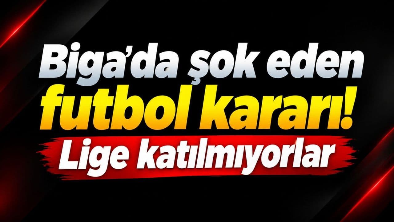Biga Futbolunda Şok Gelişme: Balıklıçeşmespor Ligden Çekiliyor, Gerekçeler Merak Uyandırıyor