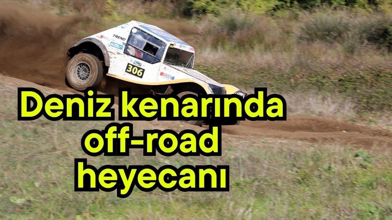 Deniz kenarında off-road heyecanı