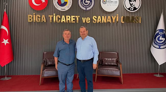 BİGA KENT KONSEYİ BAŞKANI ERKAP'TAN BİGA TSO'YA ZİYARET